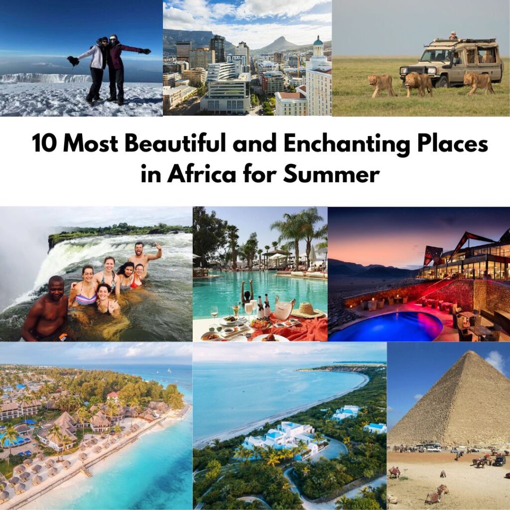 Places in Africa for Summer